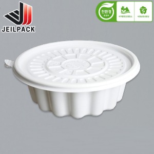 친환경 냉면용기/JH-195(화이트)소 박스400개세트
