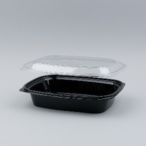 DL-215(블랙)일회용 샐러드용기(야채,포장도시락)360개세트